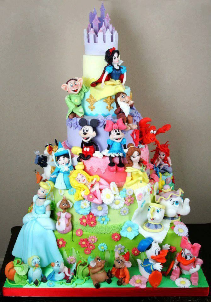 Disney Birthday Cake Designs