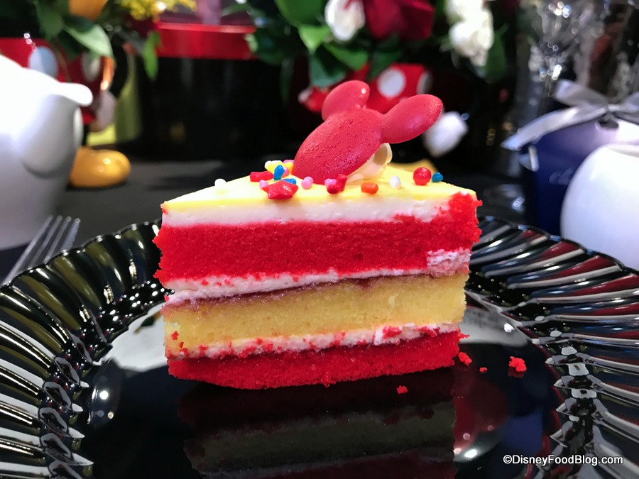 Slice of Disney Land Birthday Cake Design