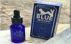 Blue wizard drops