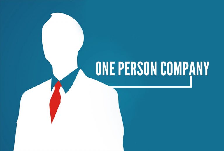 One person company registration