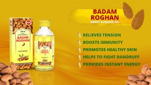 ayurvedic badam Roghan oil for stress